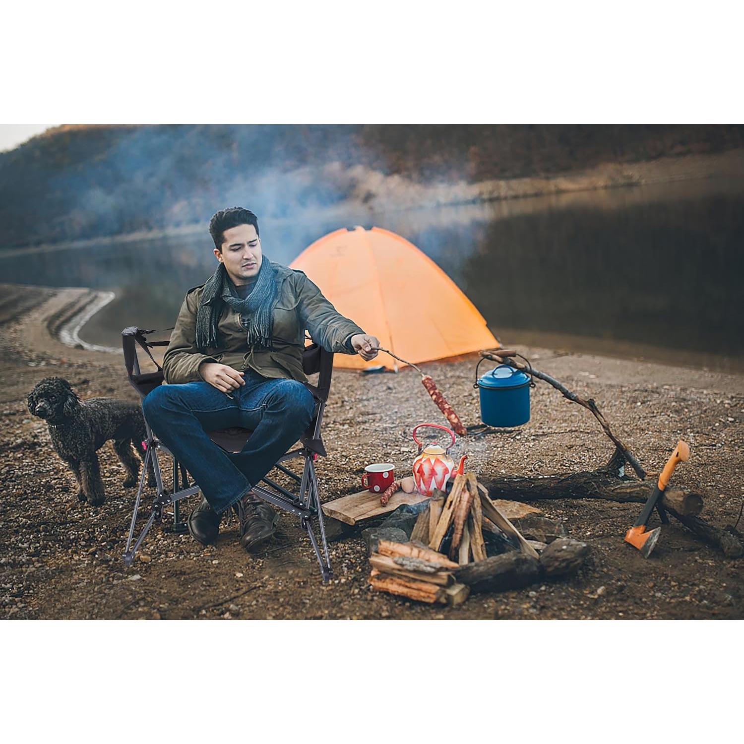 Silla de Camping Hamaca Calentada Nice C - Juego de 2