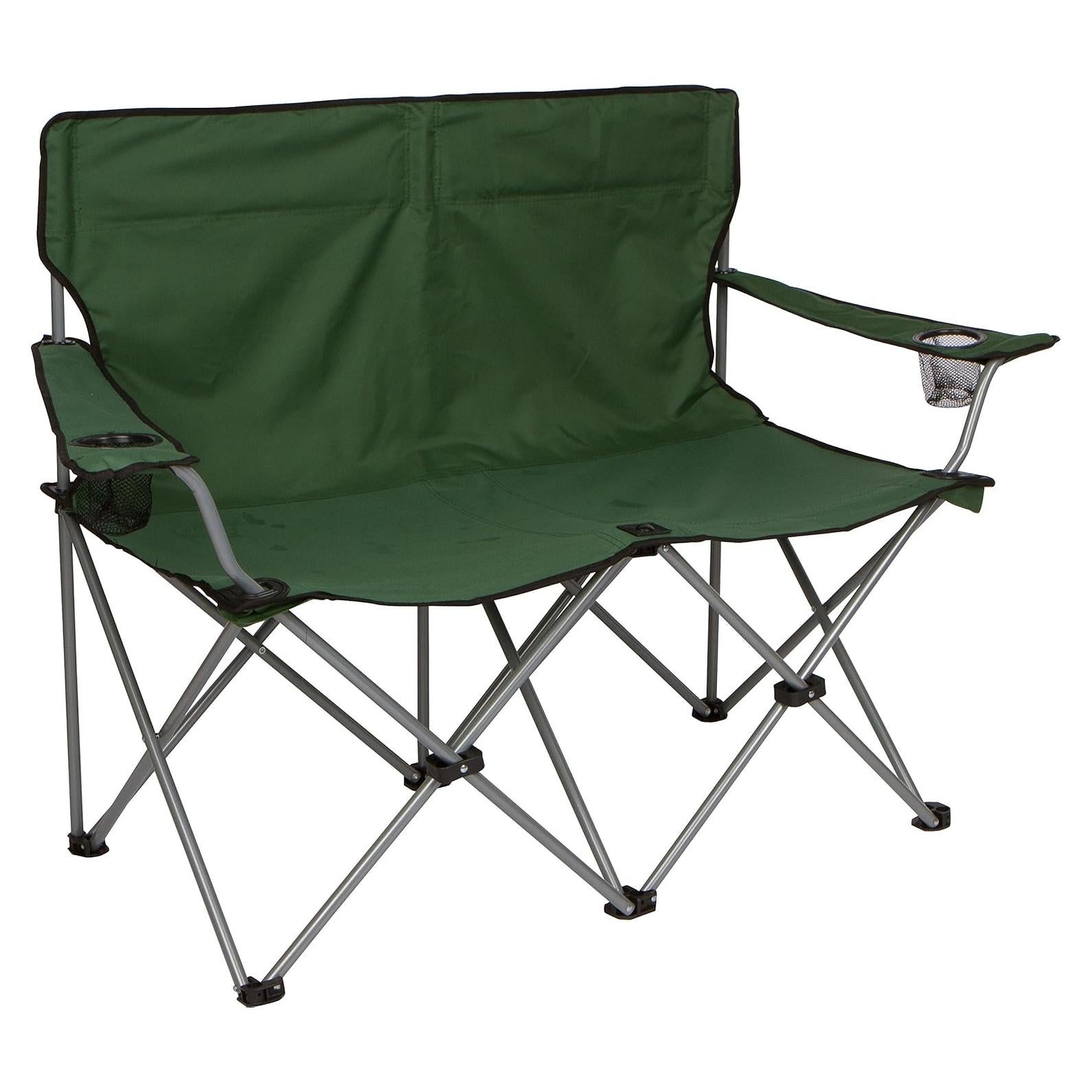 Sillón Doble Plegable Innovaciones Trademark Verde Militar 101.6 cm