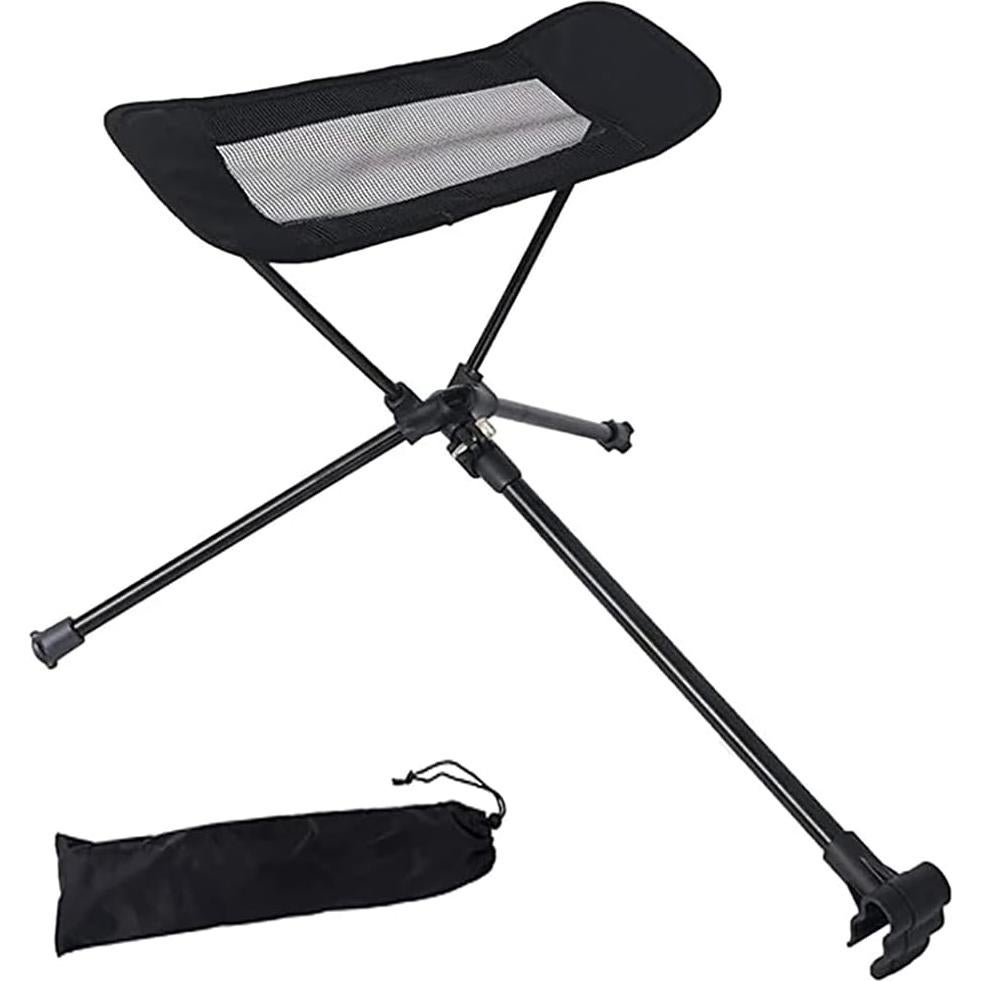 Reposa pies ajustable YWHWLX para silla de camping - Negro
