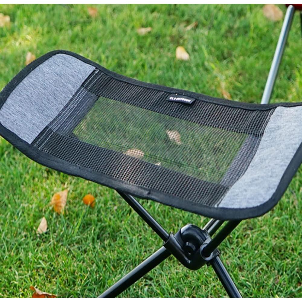 Reposa pies ajustable YWHWLX para silla de camping - Negro