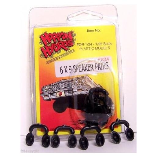 4 Altavoces Coaxiales 6x9 Hoppin Hydros para Modelos 1/24 1/25