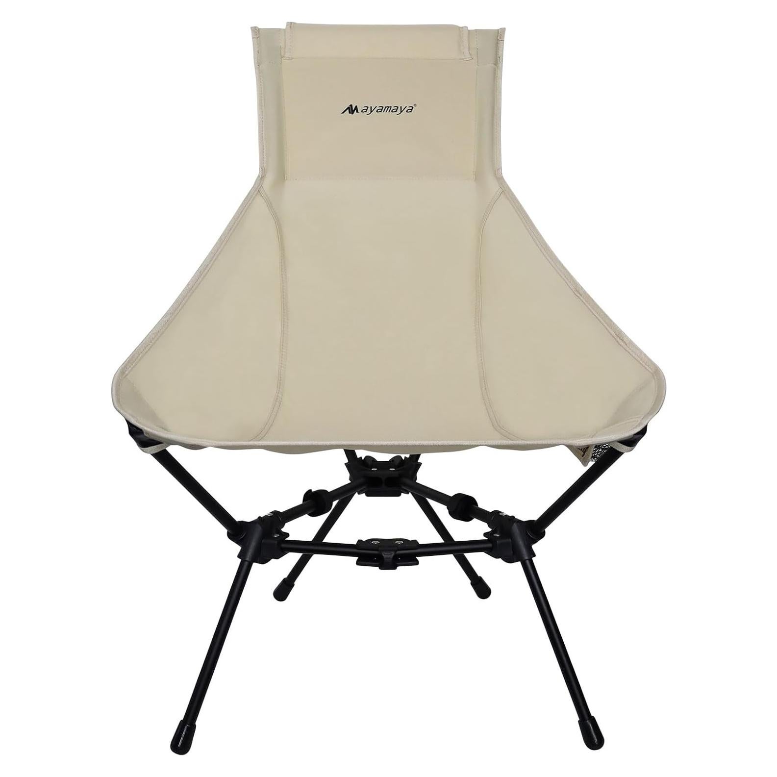 Silla de Camping Plegable ayamaya HL01BE Respaldo Alto 150 kg