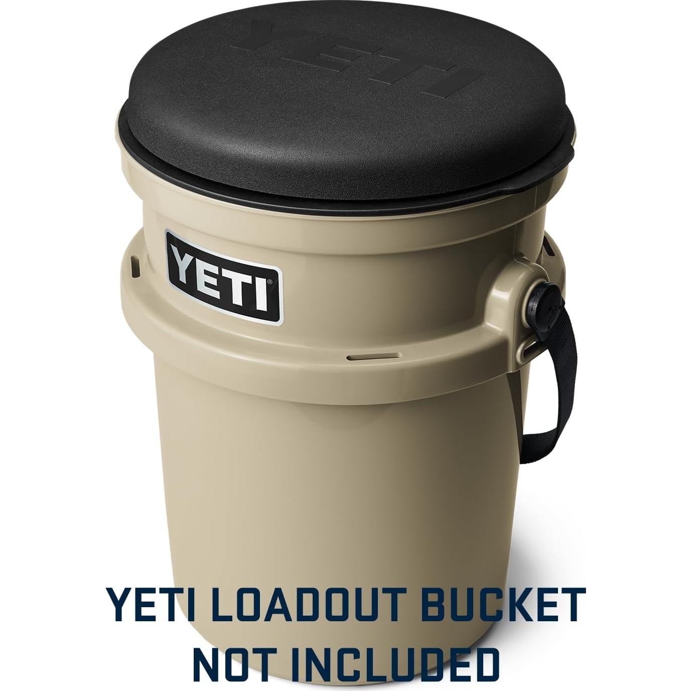 Cubo LoadOut YETI 19 Litros con Asiento Giratorio 360° Negro