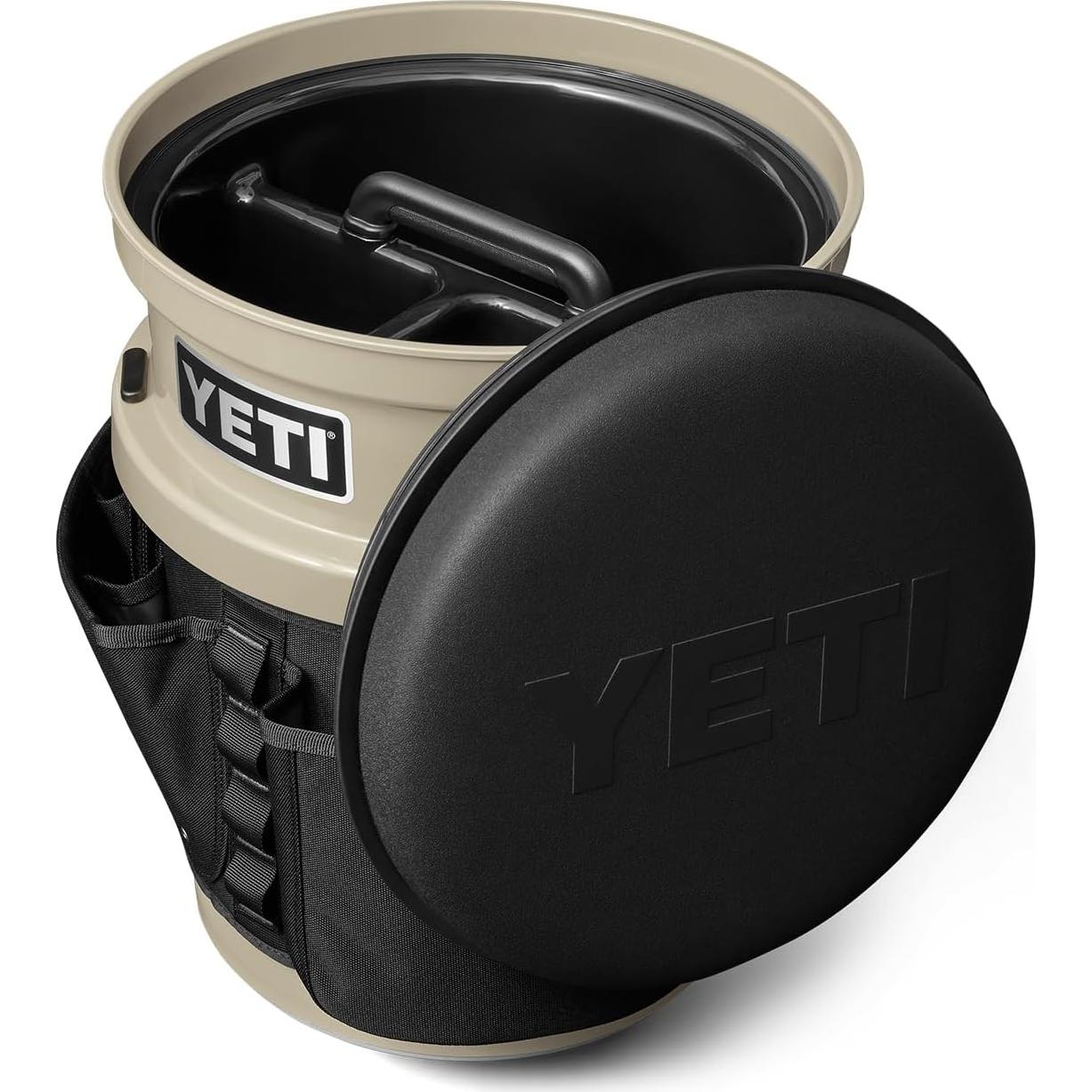 Cubo LoadOut YETI 19 Litros con Asiento Giratorio 360° Negro