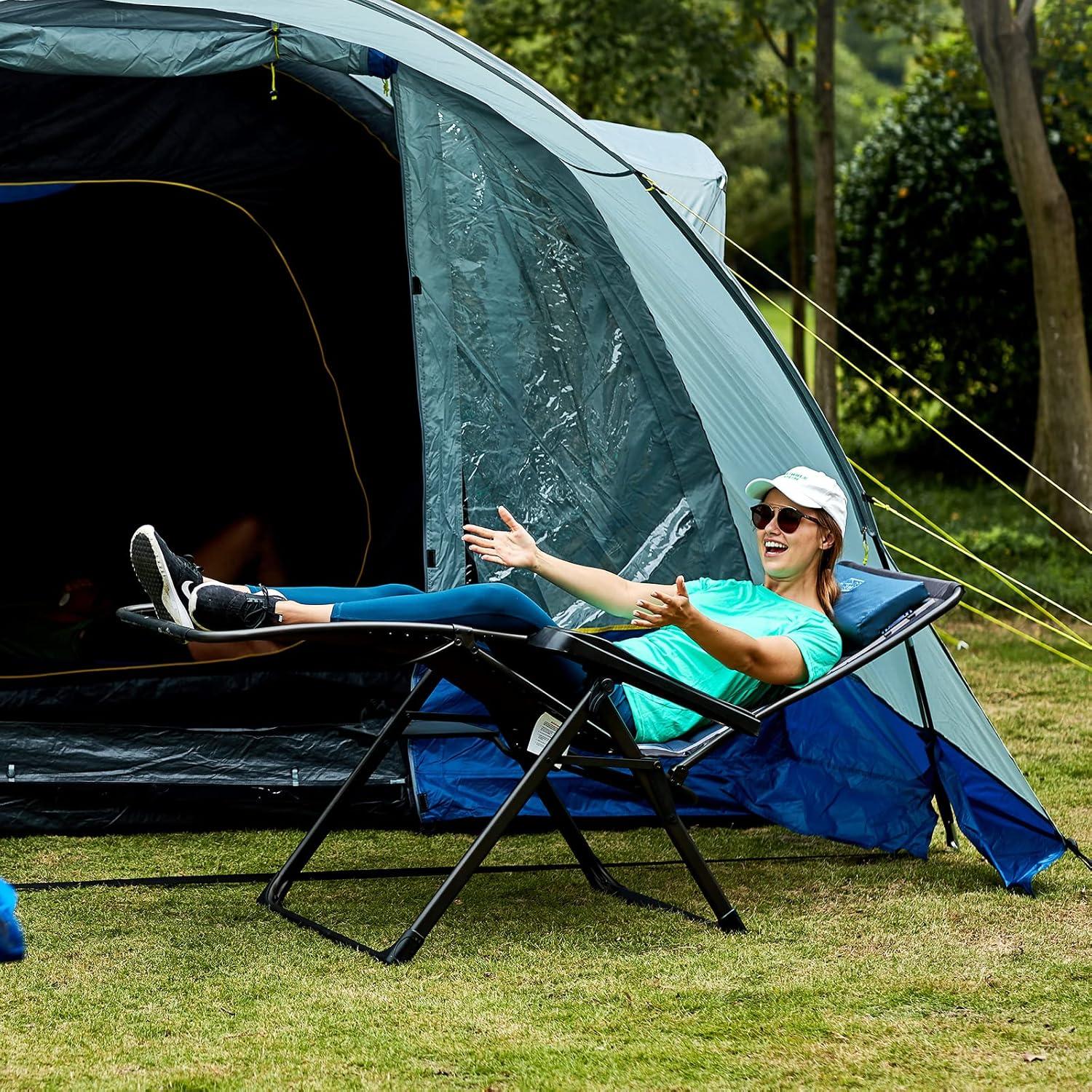 Silla Reclinable de Gravedad Cero Timber Ridge XXL 350 lbs