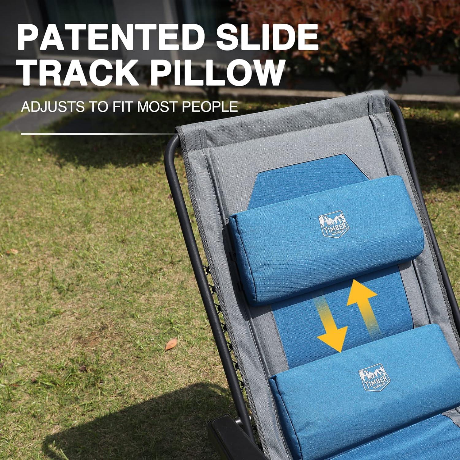 Silla Reclinable de Gravedad Cero Timber Ridge XXL 350 lbs