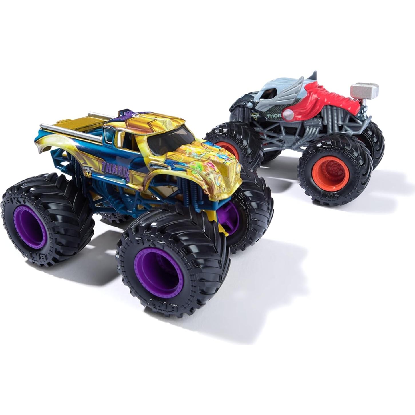 Camiones Monstruo Marvel Monster Jam Thanos Vs Thor 1:64