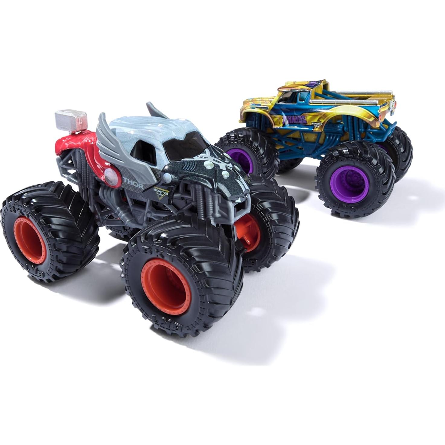 Camiones Monstruo Marvel Monster Jam Thanos Vs Thor 1:64