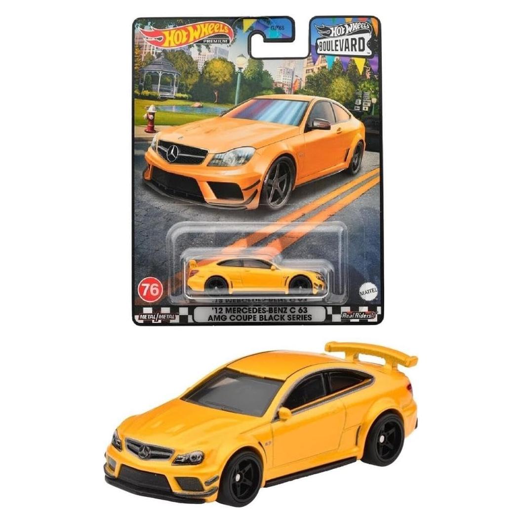 Hot Wheels Mercedes-Benz C63 AMG Coupe 7.62 cm Naranja