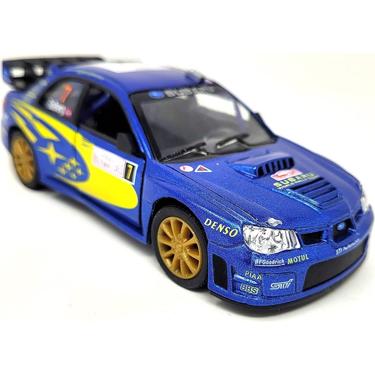 KiNSMART Subaru Impreza WRC 2007 1:36 Modelo Metal 12,7 cm