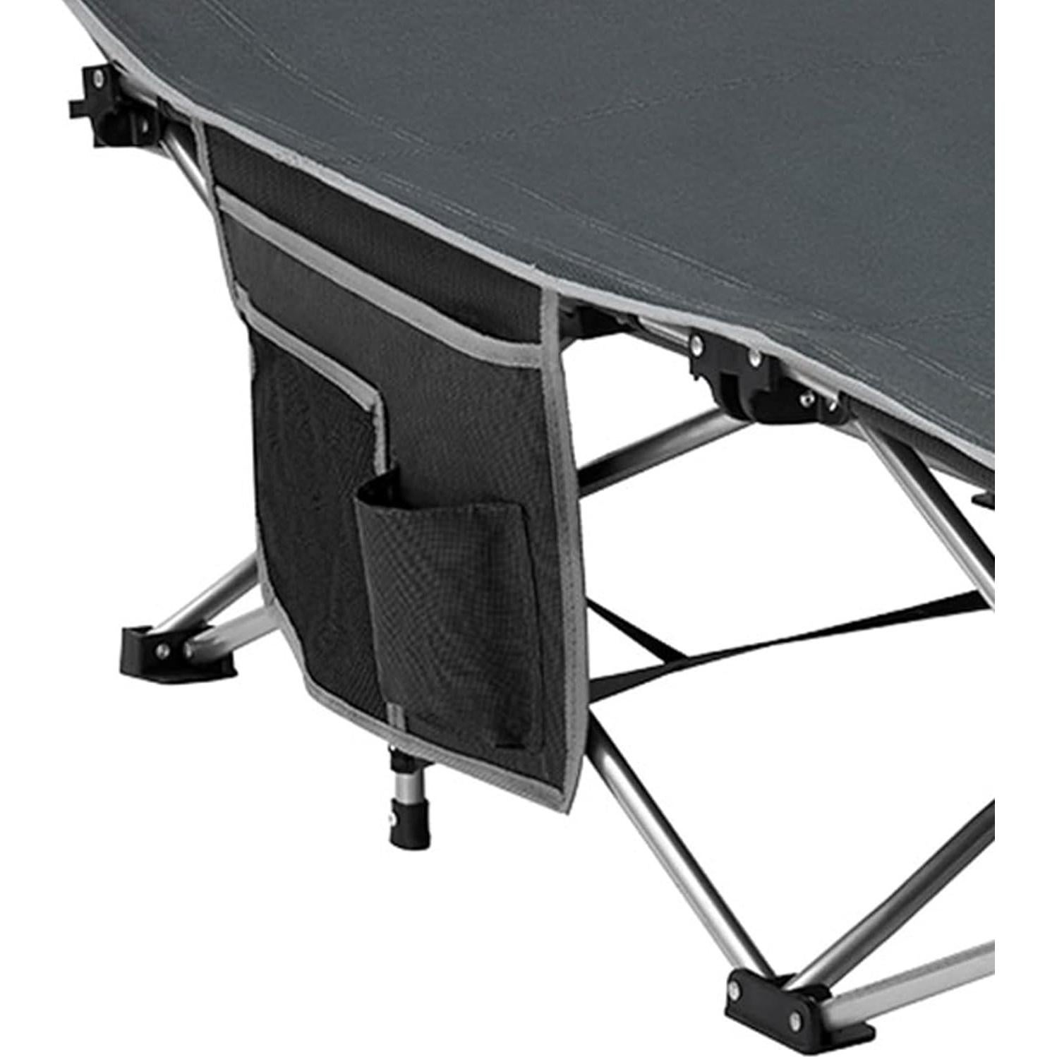 Cama Plegable KingCamp KC2026 para Camping 120 kg Gris