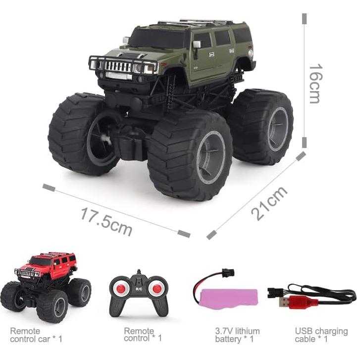 Jeep RC Hummer H2 Vinie 1:24 Control Remoto 4KM/H LED