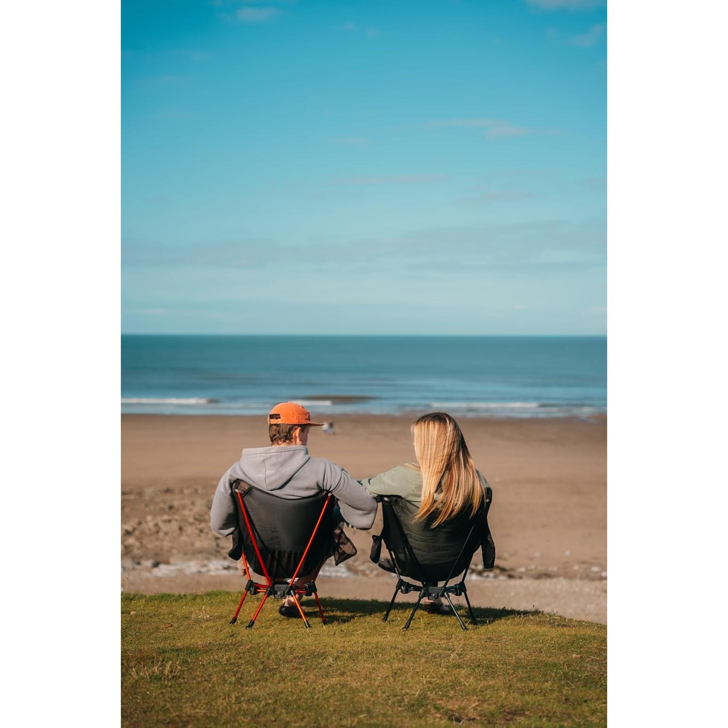 Silla de Camping Plegable Advnture Club - 150 kg, Marrón