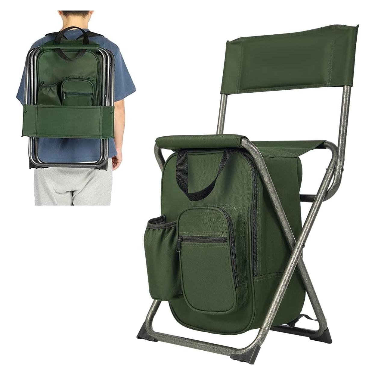 Mochila Enfriadora Silla de Camping Portal Charles Verde 102 kg