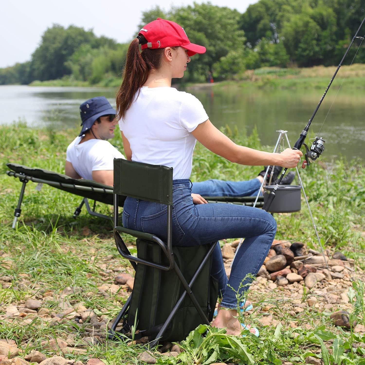 Mochila Enfriadora Silla de Camping Portal Charles Verde 102 kg