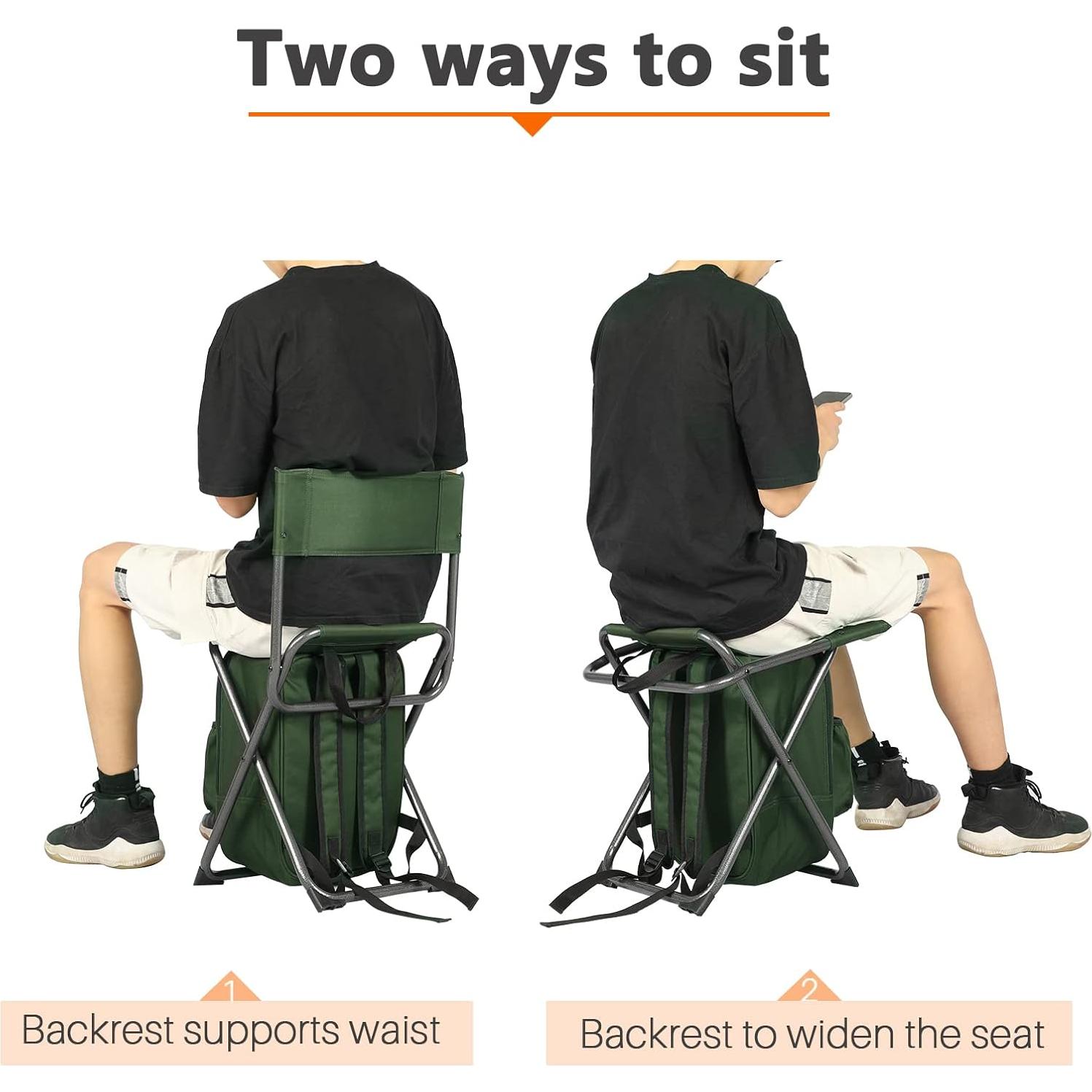 Mochila Enfriadora Silla de Camping Portal Charles Verde 102 kg