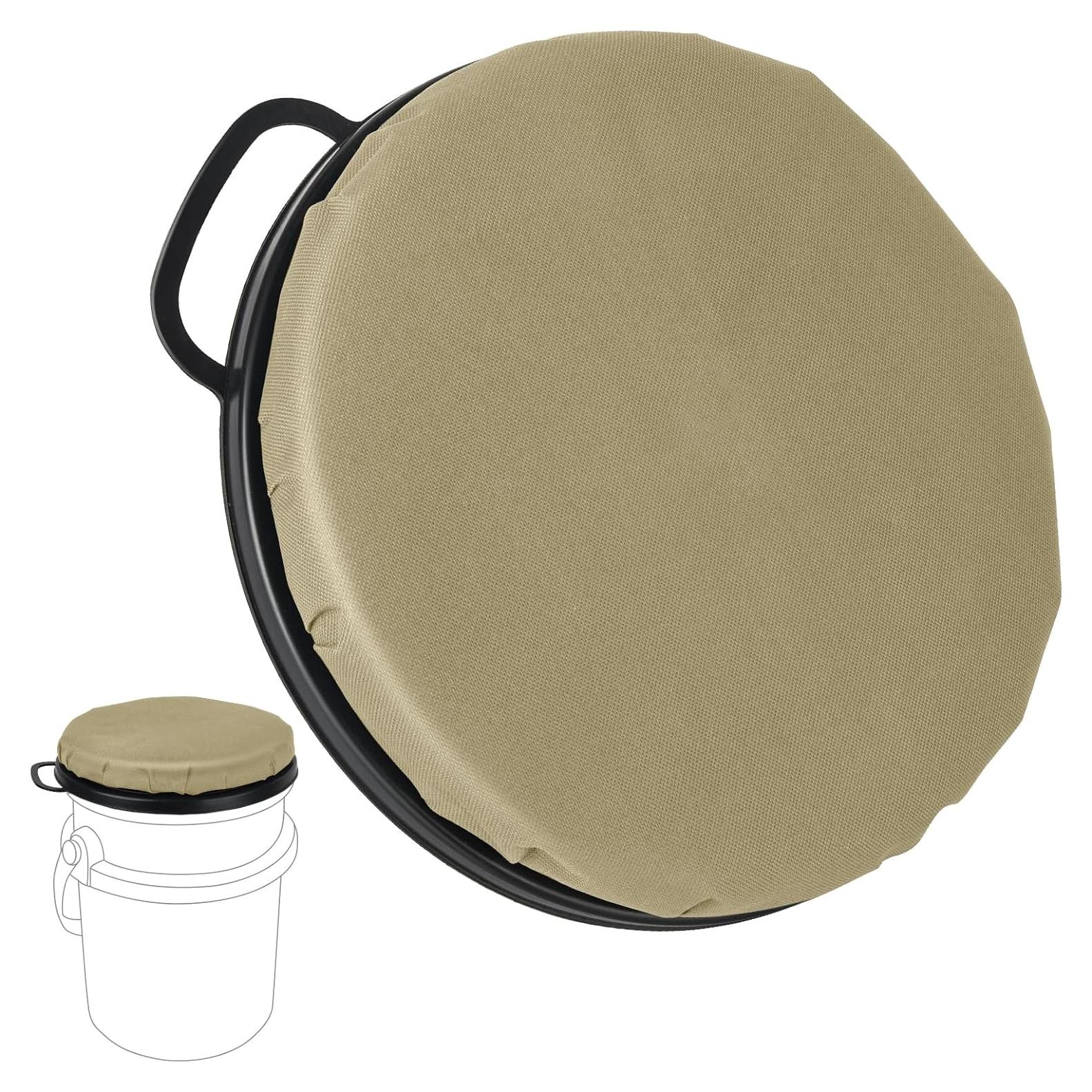 YETI 5 Gallon Bucket Seat - 360-Degree Swivel Lid, Cushion for Fishing, Hunting, Camping