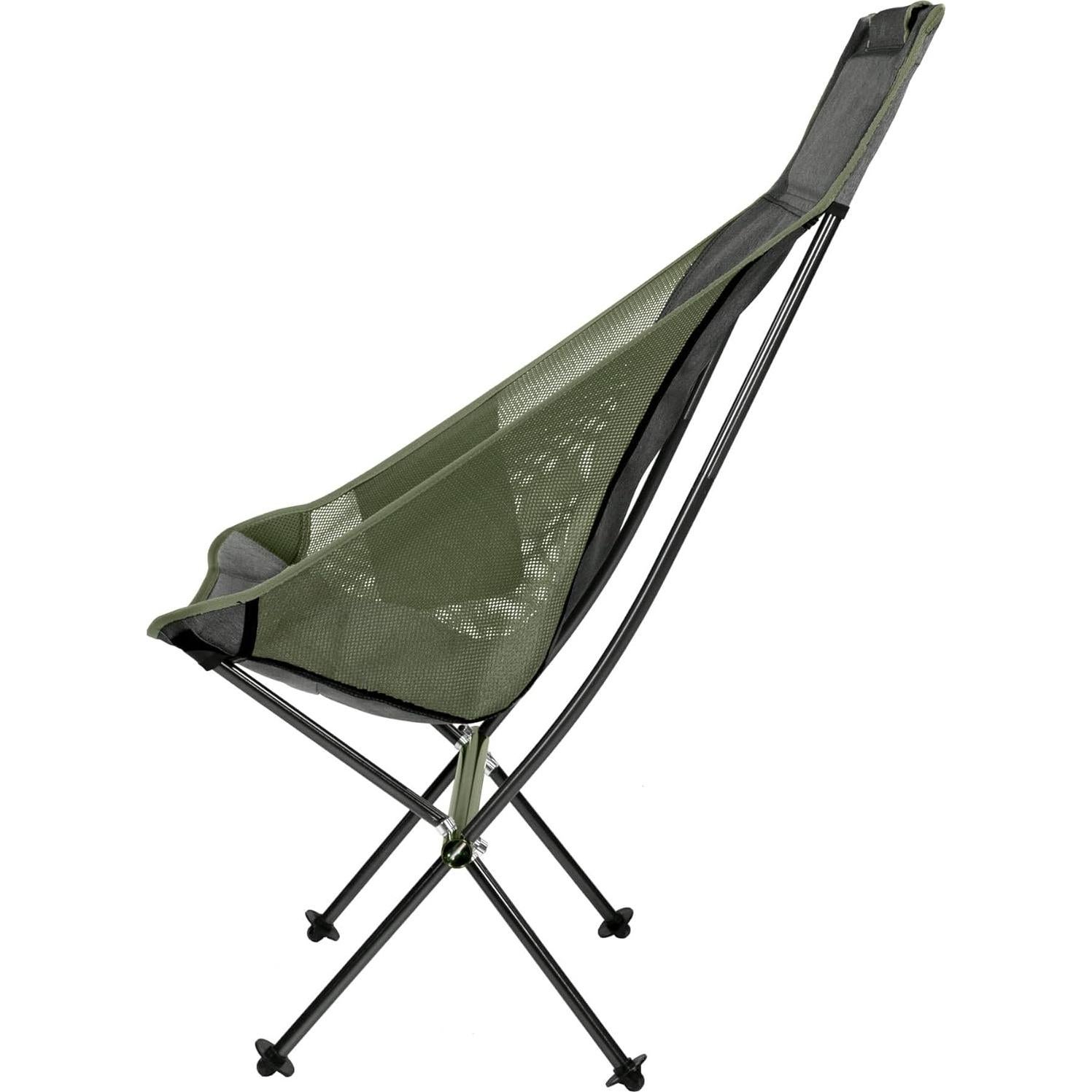 Silla de Campamento Klymit Ridgeline Gris Respaldo Alto