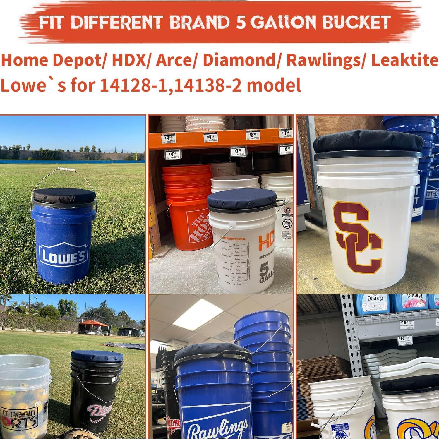 Asiento Giratorio 360° WarBull para Cubo de 5 Galones Verde