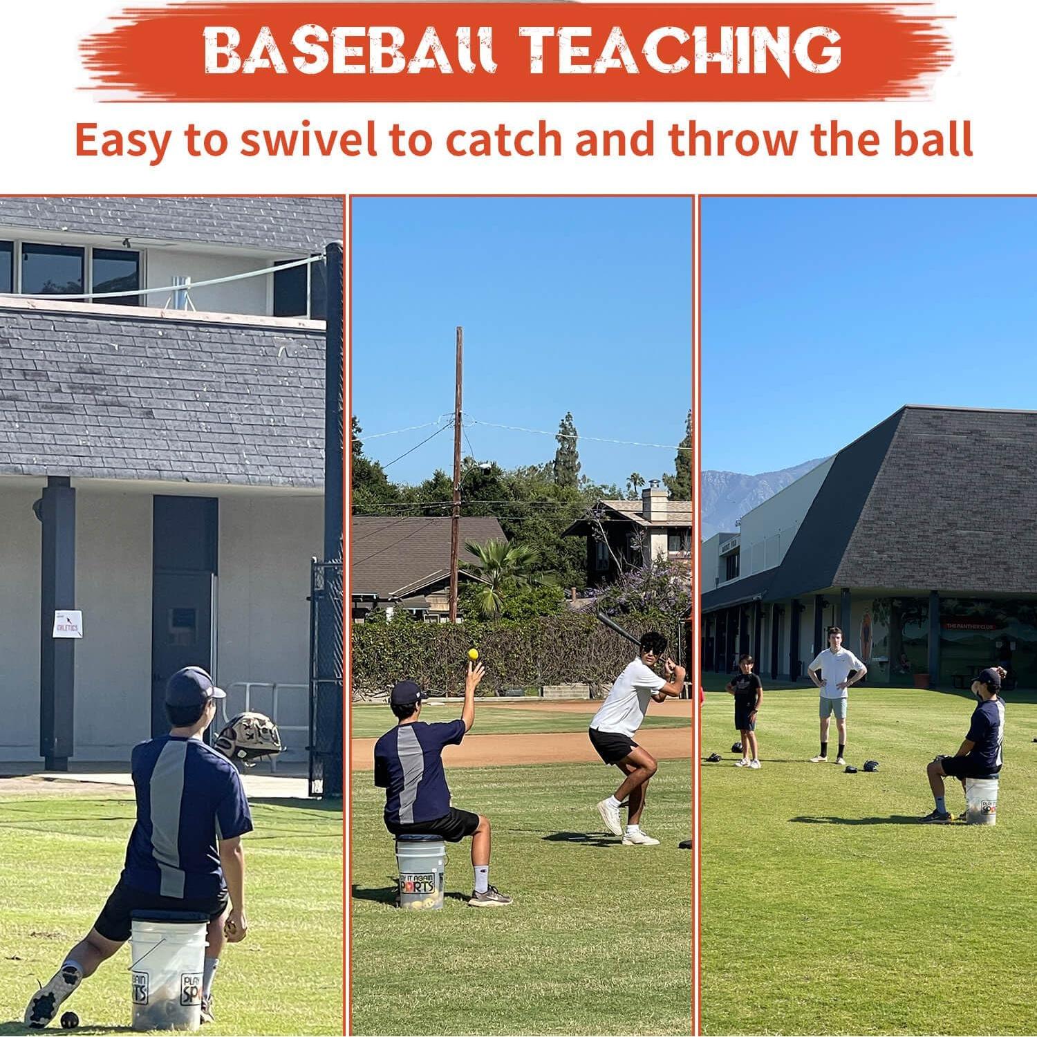 Asiento Giratorio 360° WarBull para Cubo de 5 Galones Verde