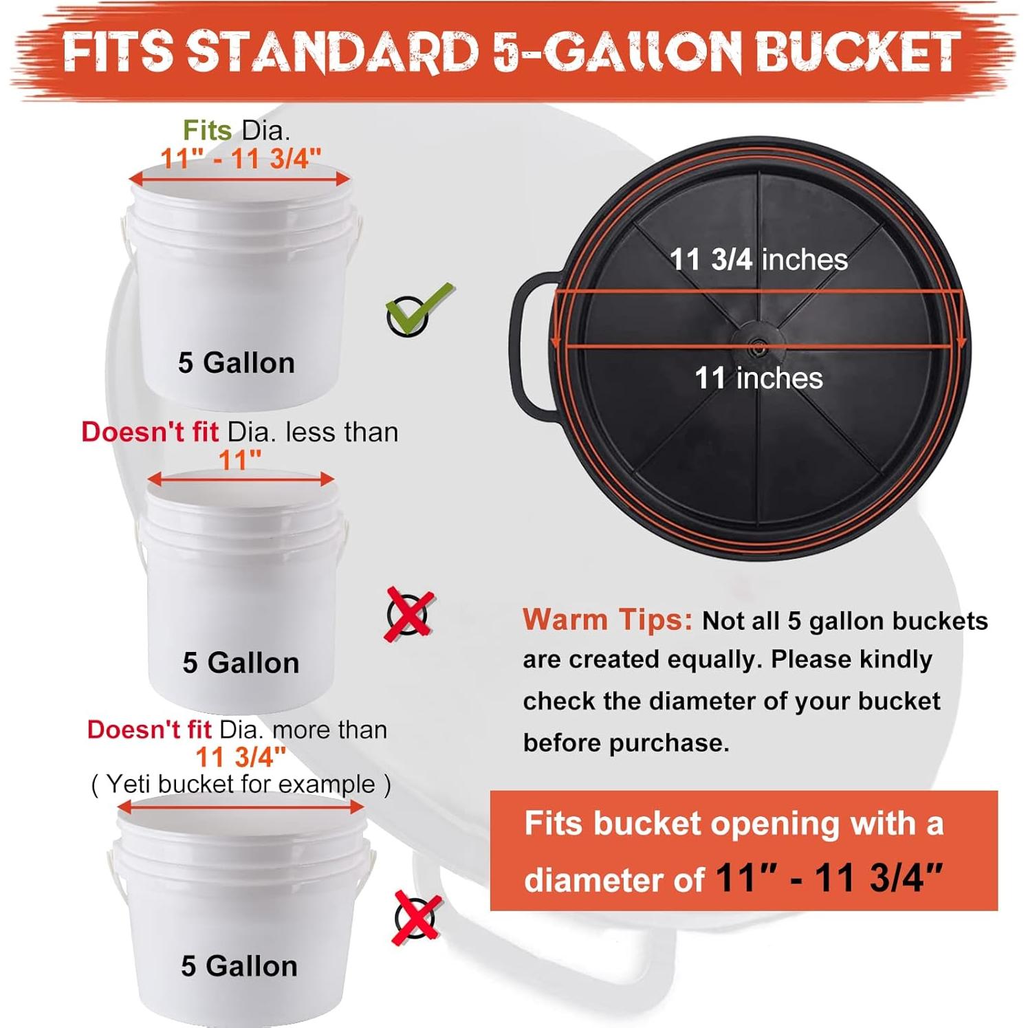 Asiento Giratorio 360° WarBull para Cubo de 5 Galones Verde