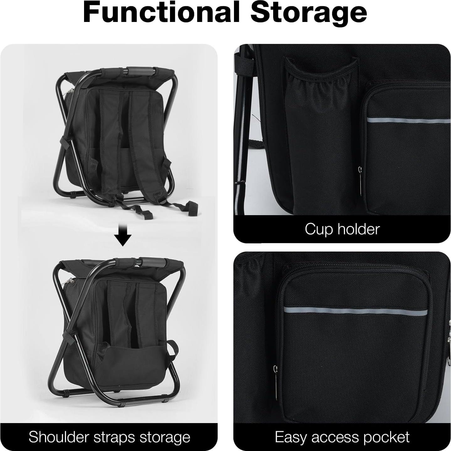 Silla de Camping Plegable Outplea con Enfriador 15L 159kg