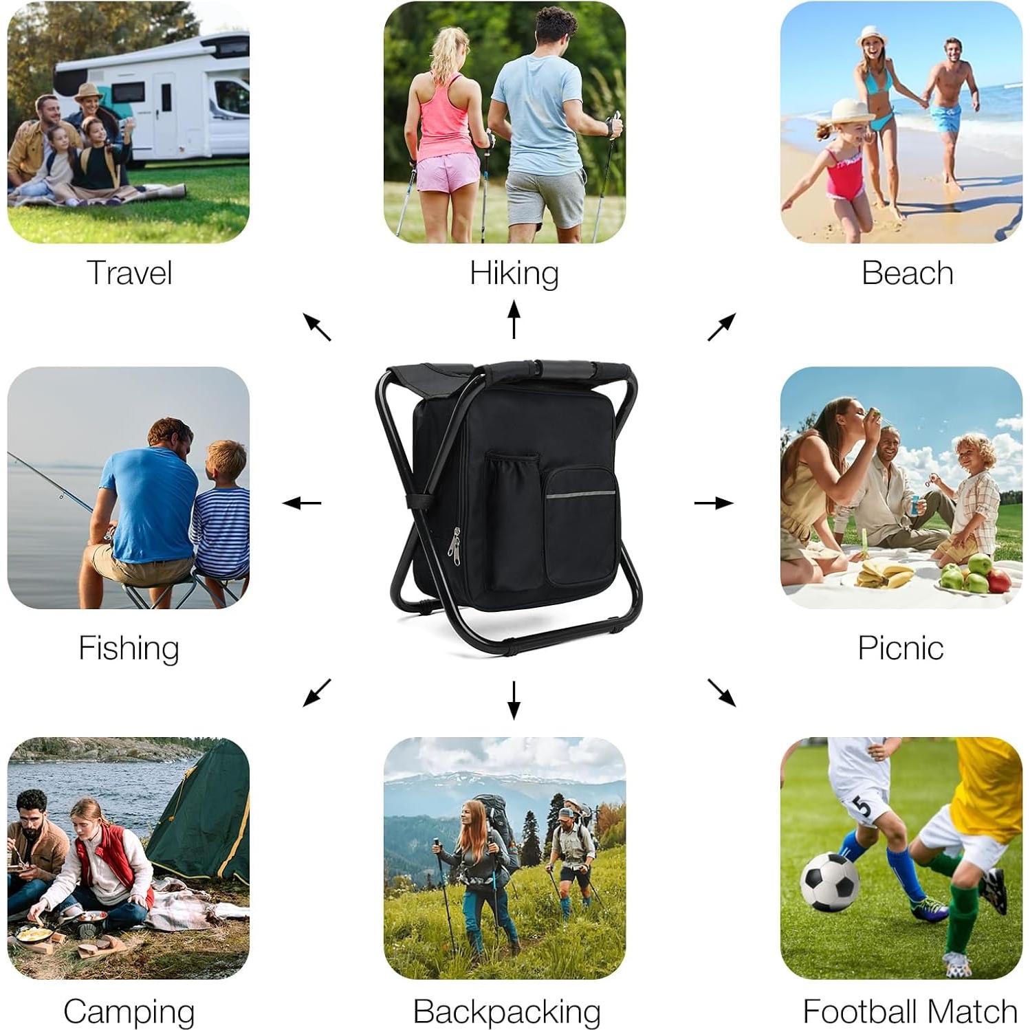 Silla de Camping Plegable Outplea con Enfriador 15L 159kg