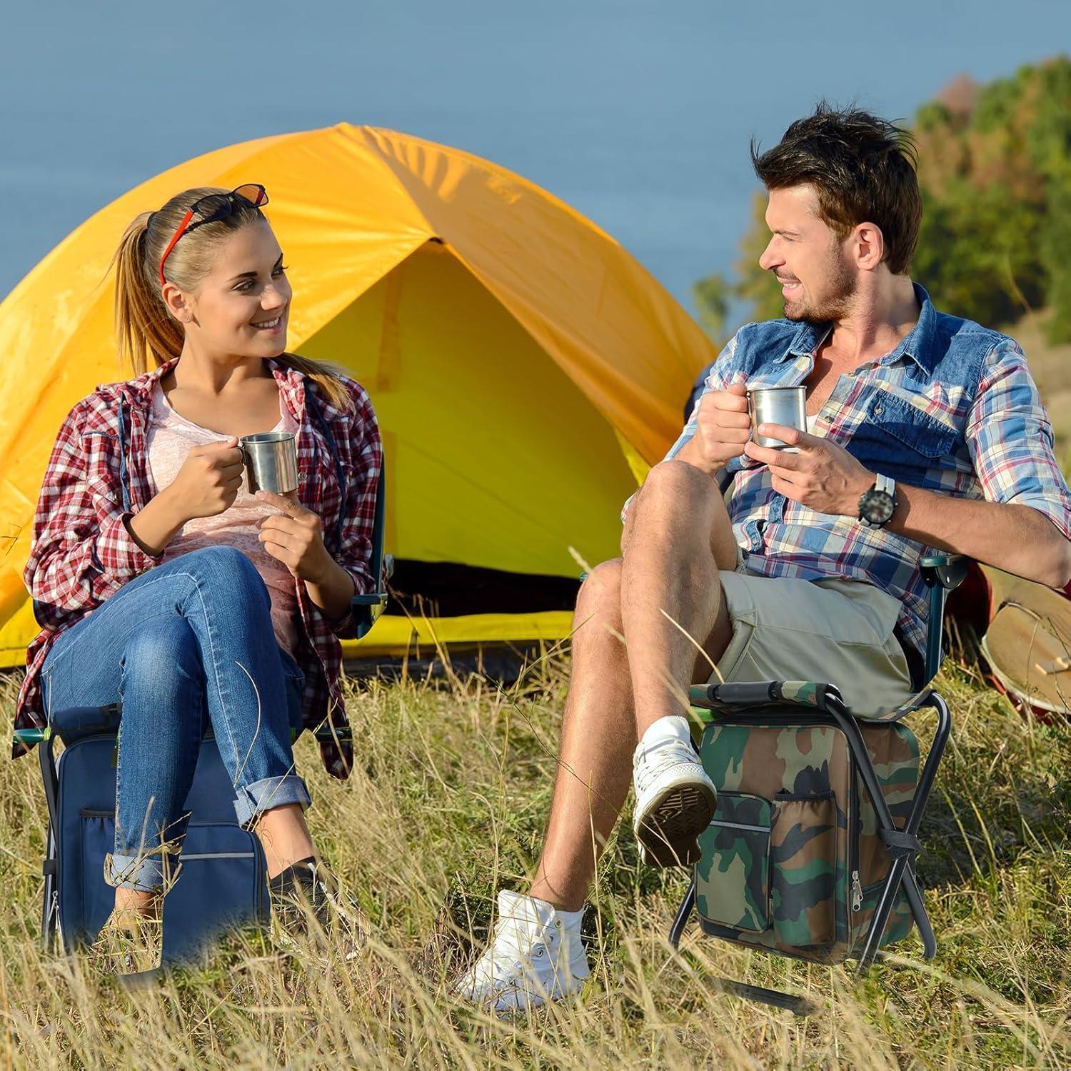 Silla de Camping Plegable Outplea con Enfriador 15L 159kg