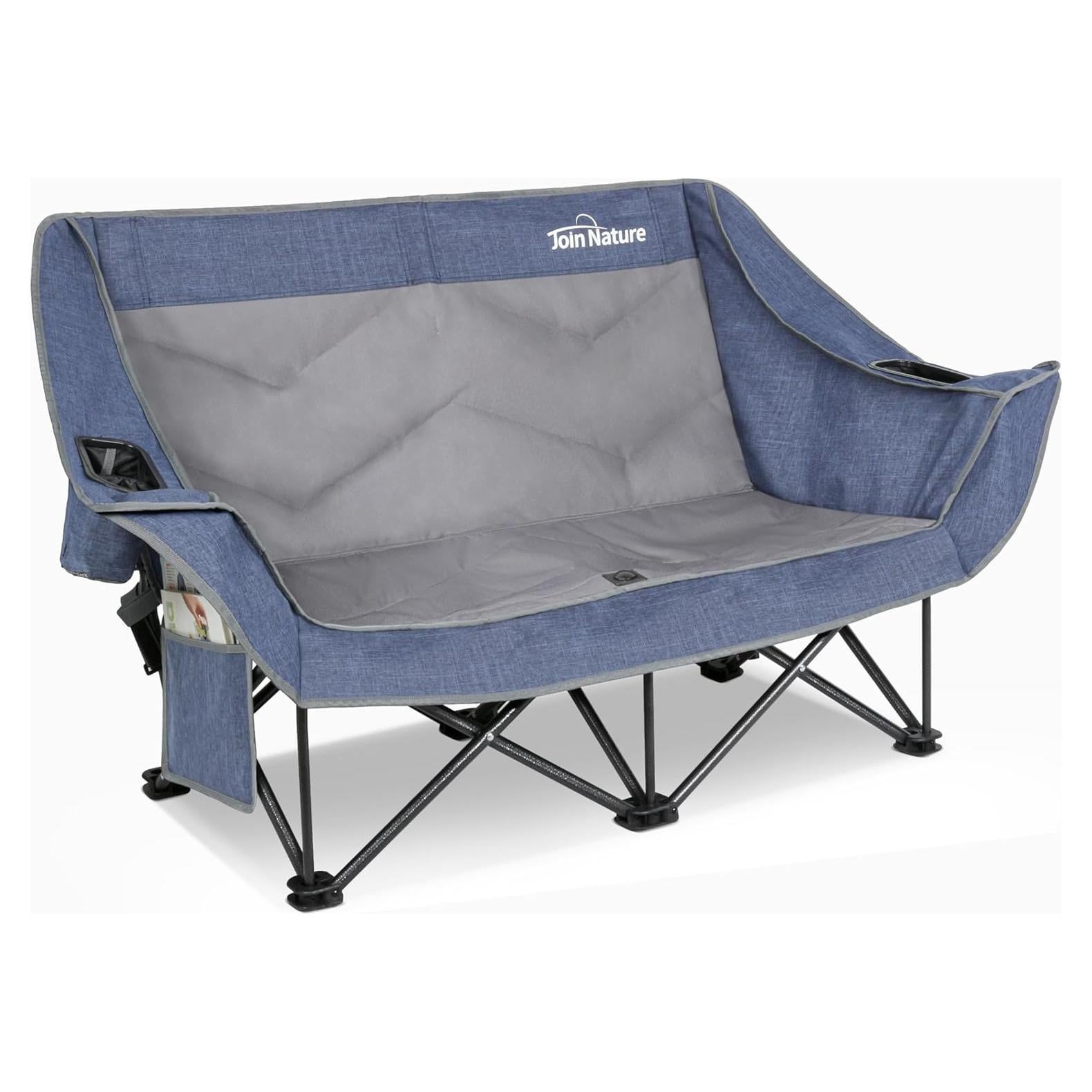 Silla de Camping Doble Join Nature Loveseat 317.5 kg Azul Marino