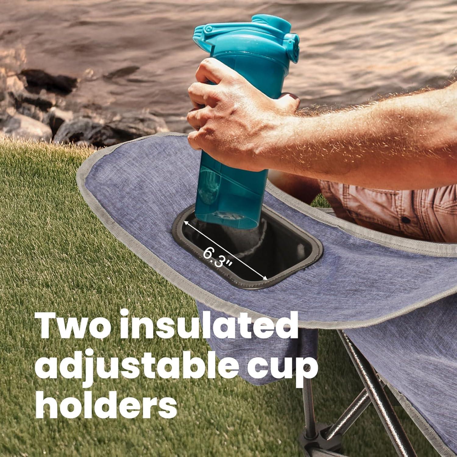 Silla de Camping Doble Join Nature Loveseat 317.5 kg Azul Marino