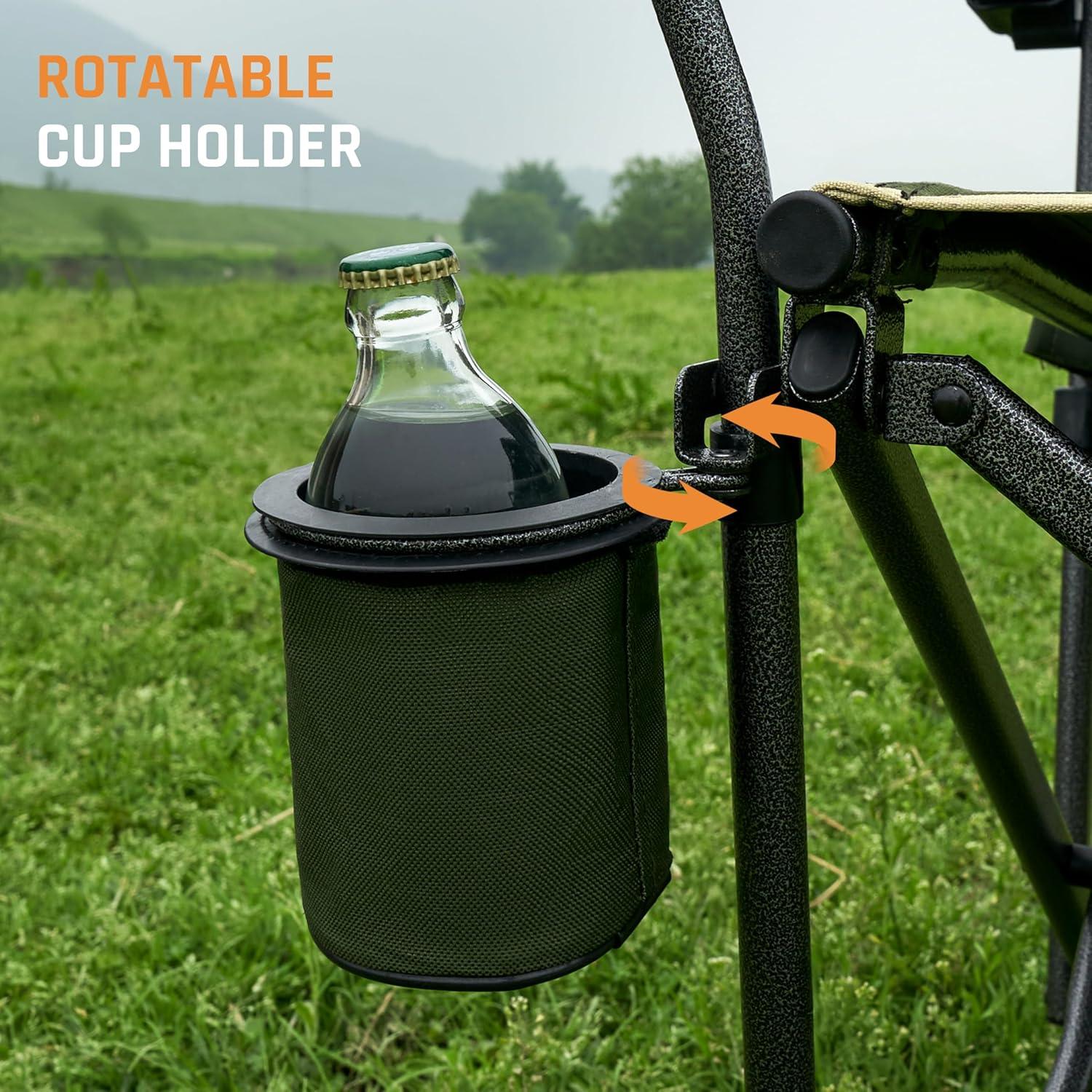 Silla de Camping Plegable DMH OUTDOORS FC-339 Verde 400 lbs