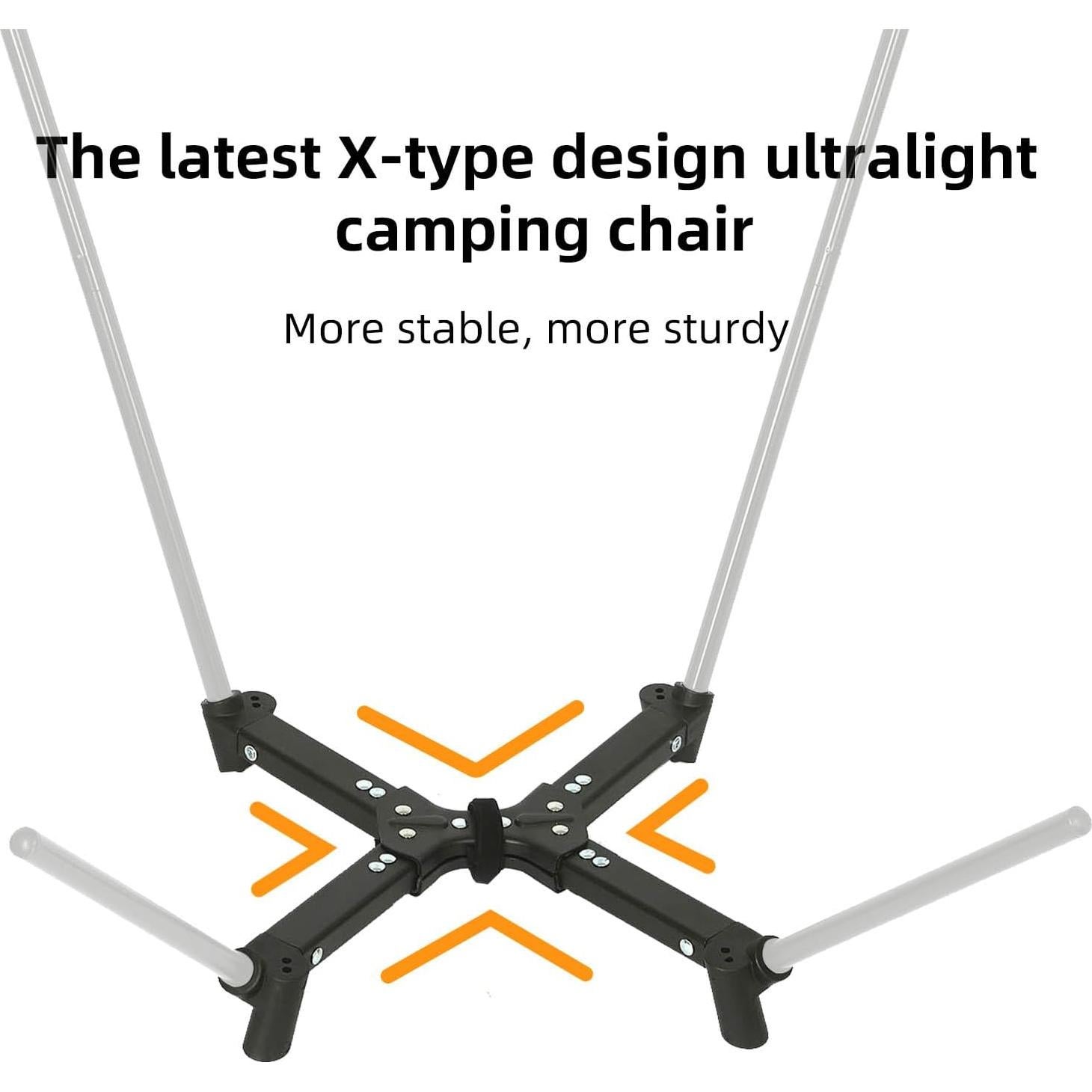 Silla de Camping Plegable ROCK CLOUD Ultraligera 1.72 kg