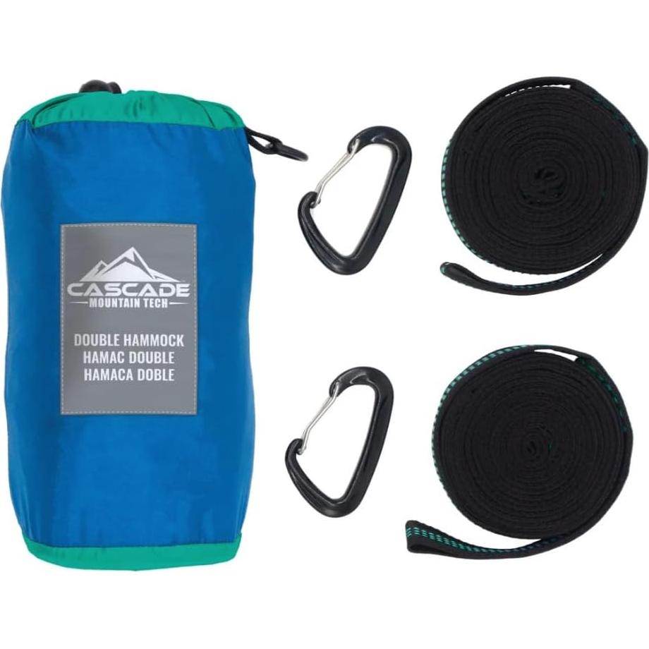 Hamaca Doble de Viaje Cascade Mountain Tech 284x198cm
