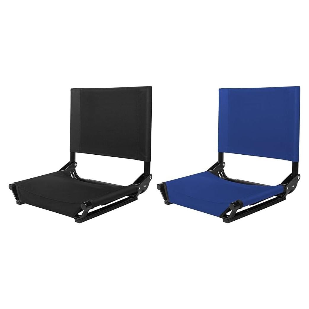 Asientos de Estadio Plegables Cascade Mountain Tech - 2 Unidades Extra Anchas y Regulares
