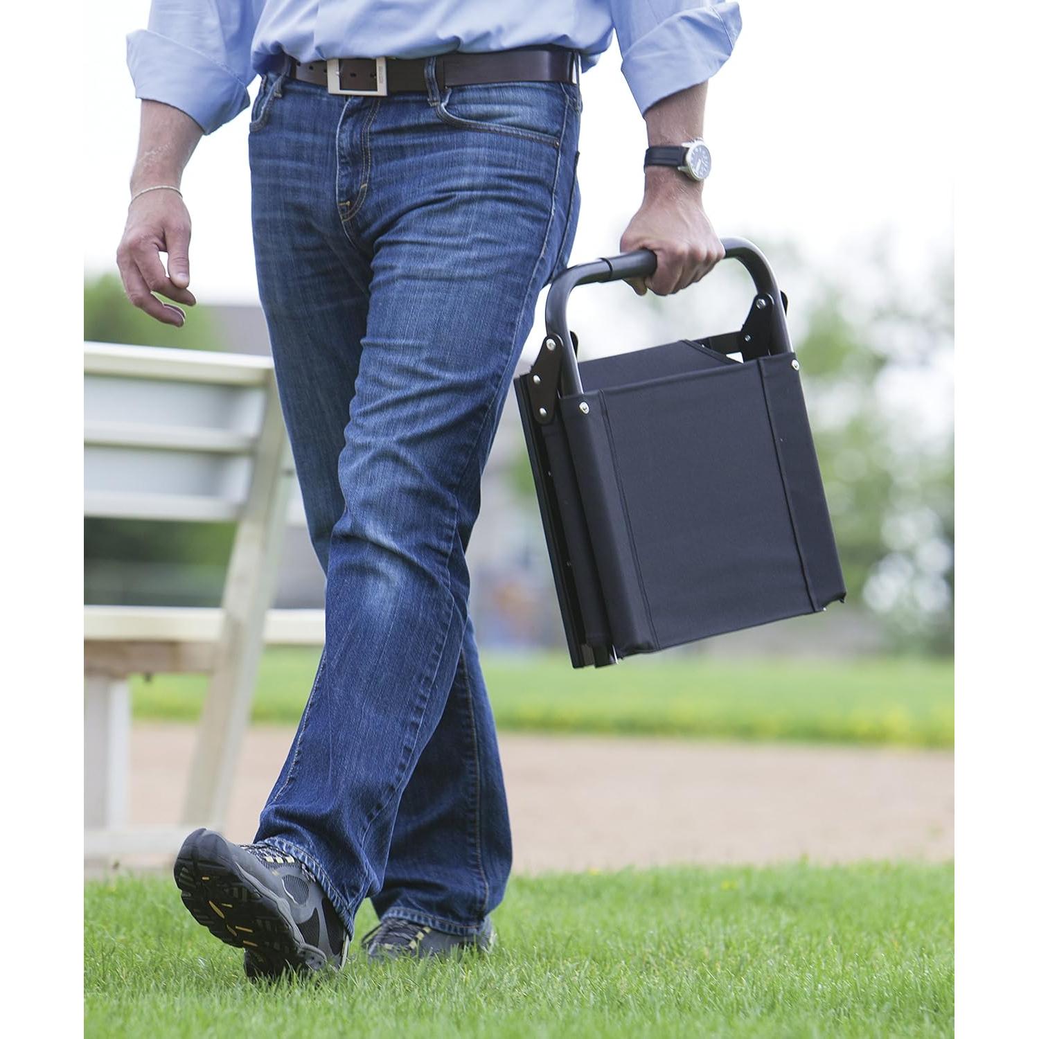 Asientos de Estadio Plegables Cascade Mountain Tech - 2 Unidades Extra Anchas y Regulares