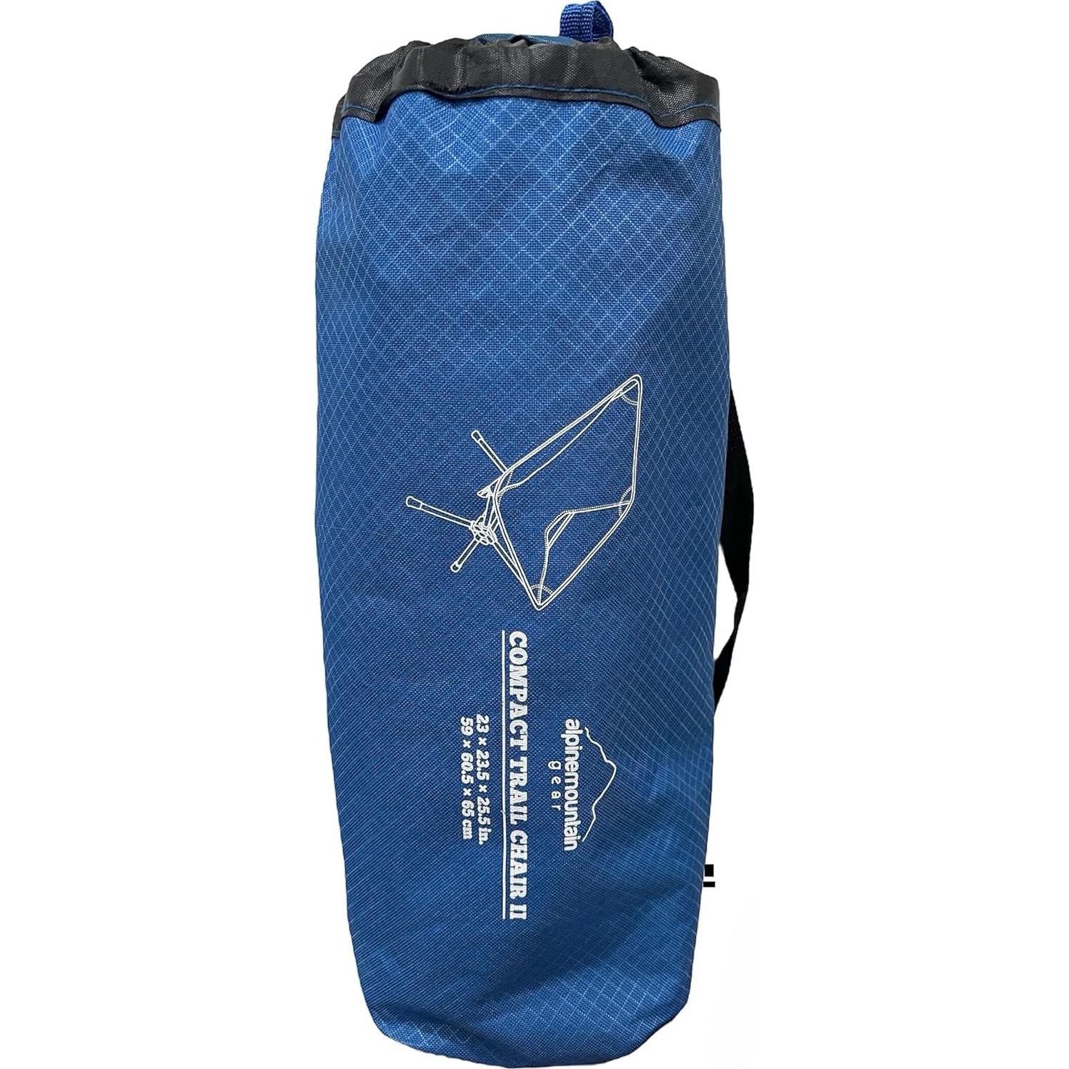Silla de Camping Compacta Alpine Mountain Gear Azul 1.13 kg