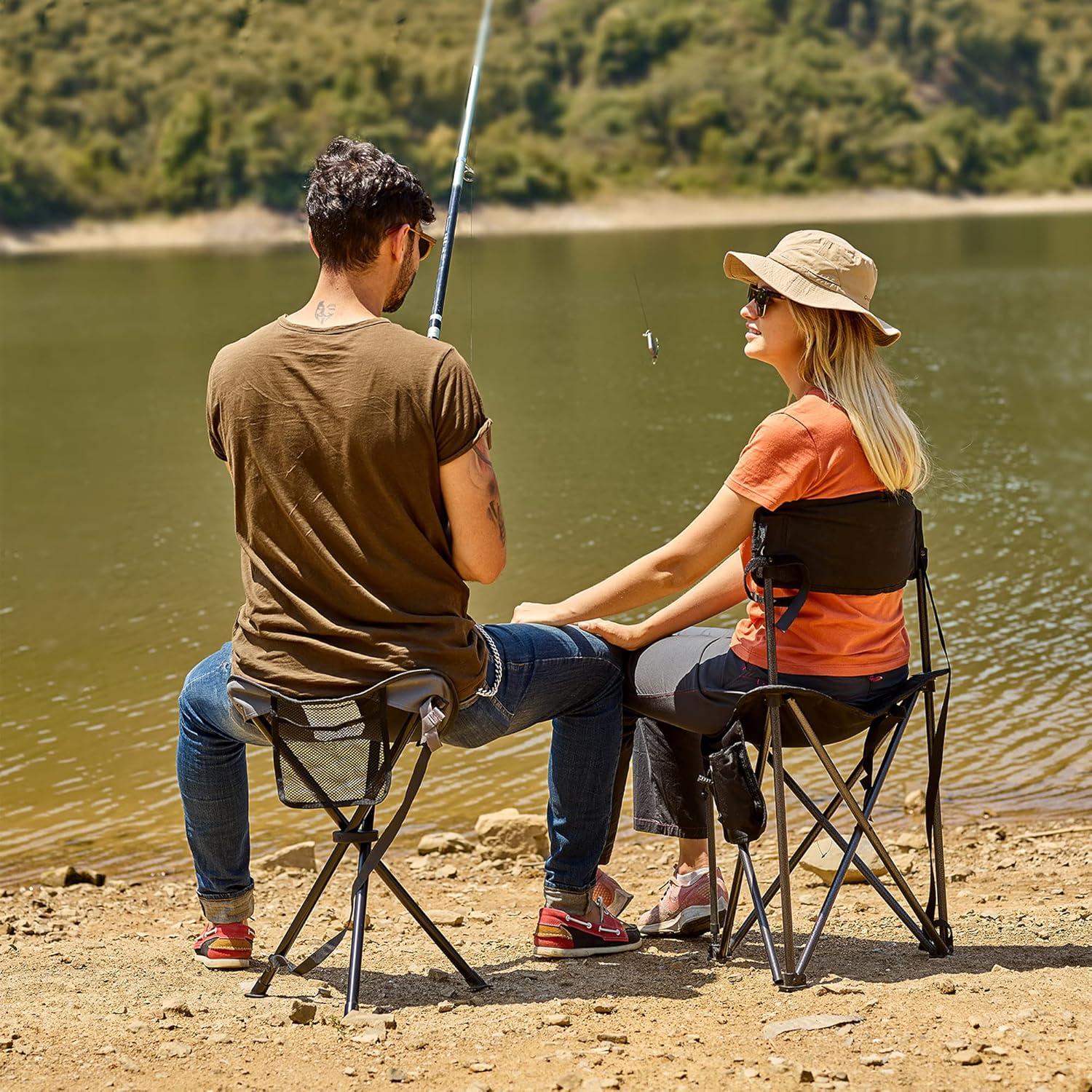 Taburete Plegable PORTAL para Camping y Senderismo 102 kg