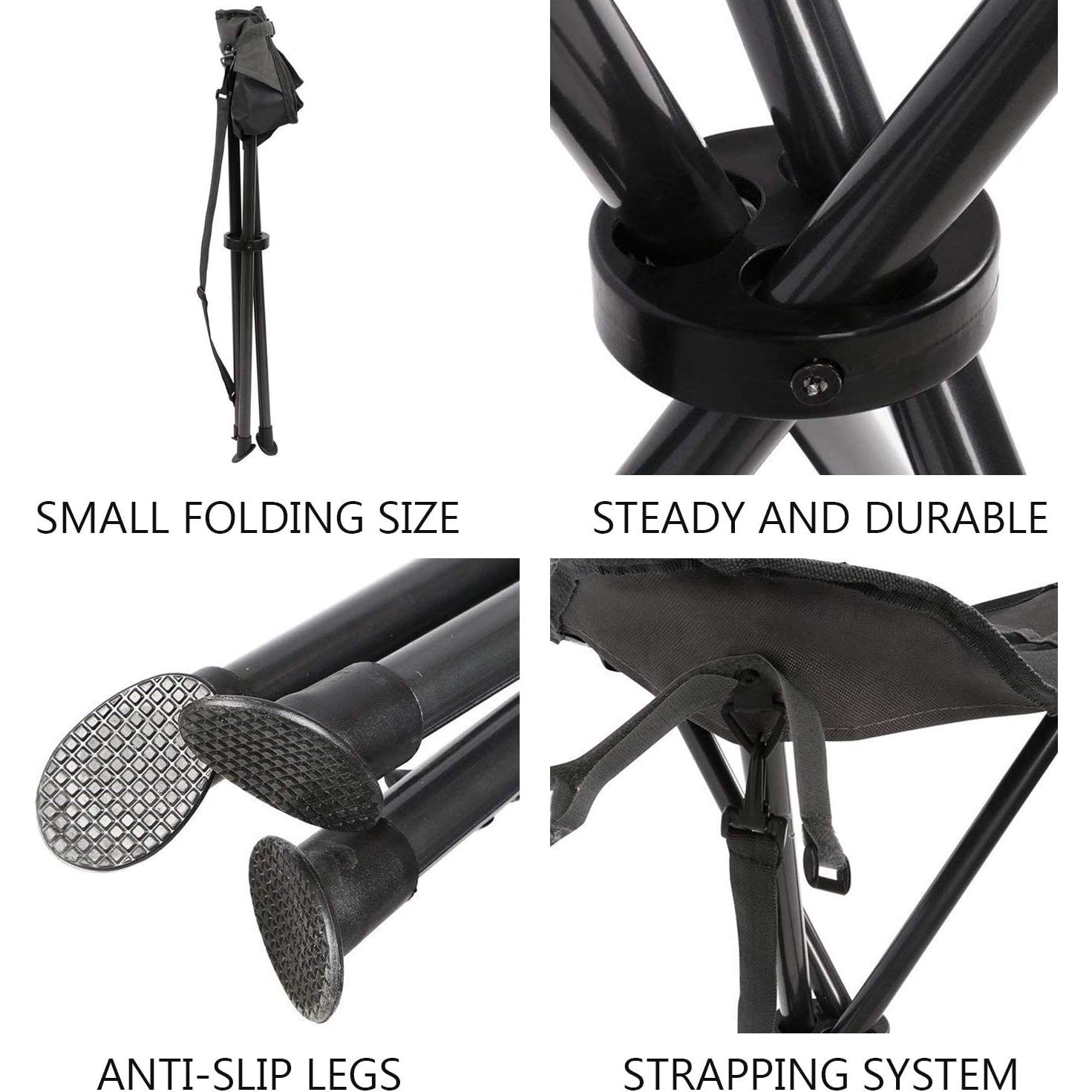 Taburete Plegable PORTAL para Camping y Senderismo 102 kg