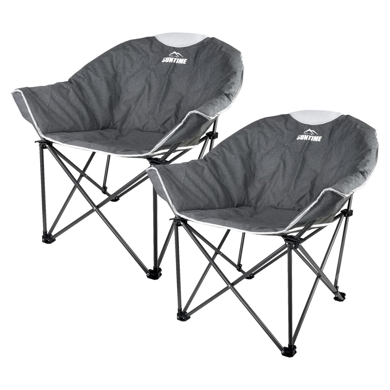 Silla Plegable Suntime ST203AFT-5-TWO Gris 2 Unidades