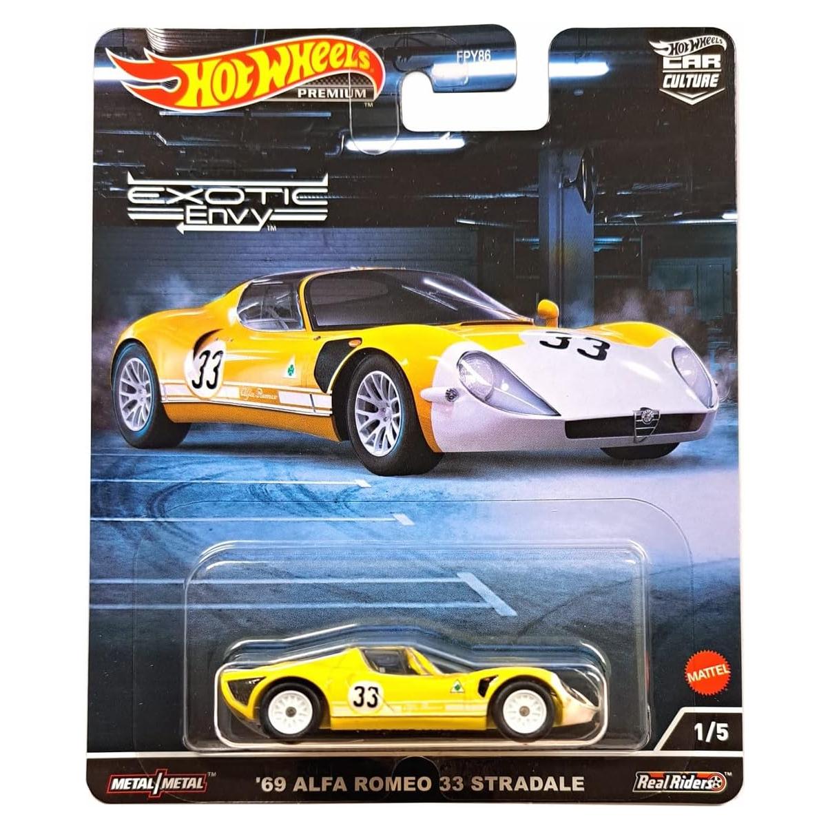 Hot Wheels Alfa Romeo 33 Stradale 1:64 Coleccionable