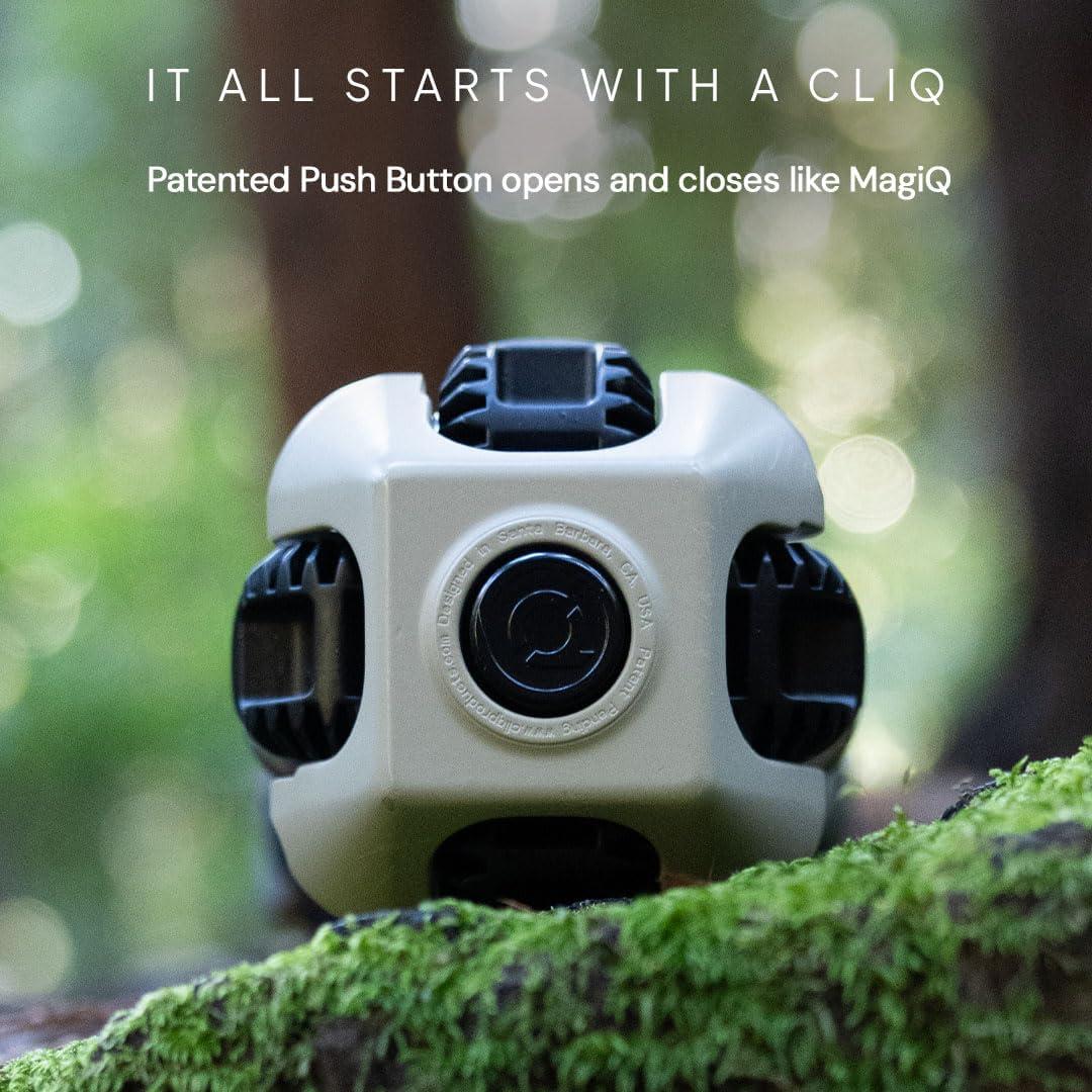 Silla de Lounge Plegable CLIQ EpiQ Negra - Soporta 227 Kg