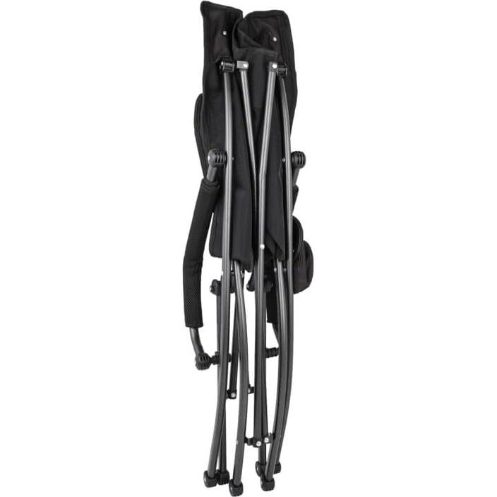 Silla de Campamento Plegable Cascade Mountain Tech Negra 102 kg