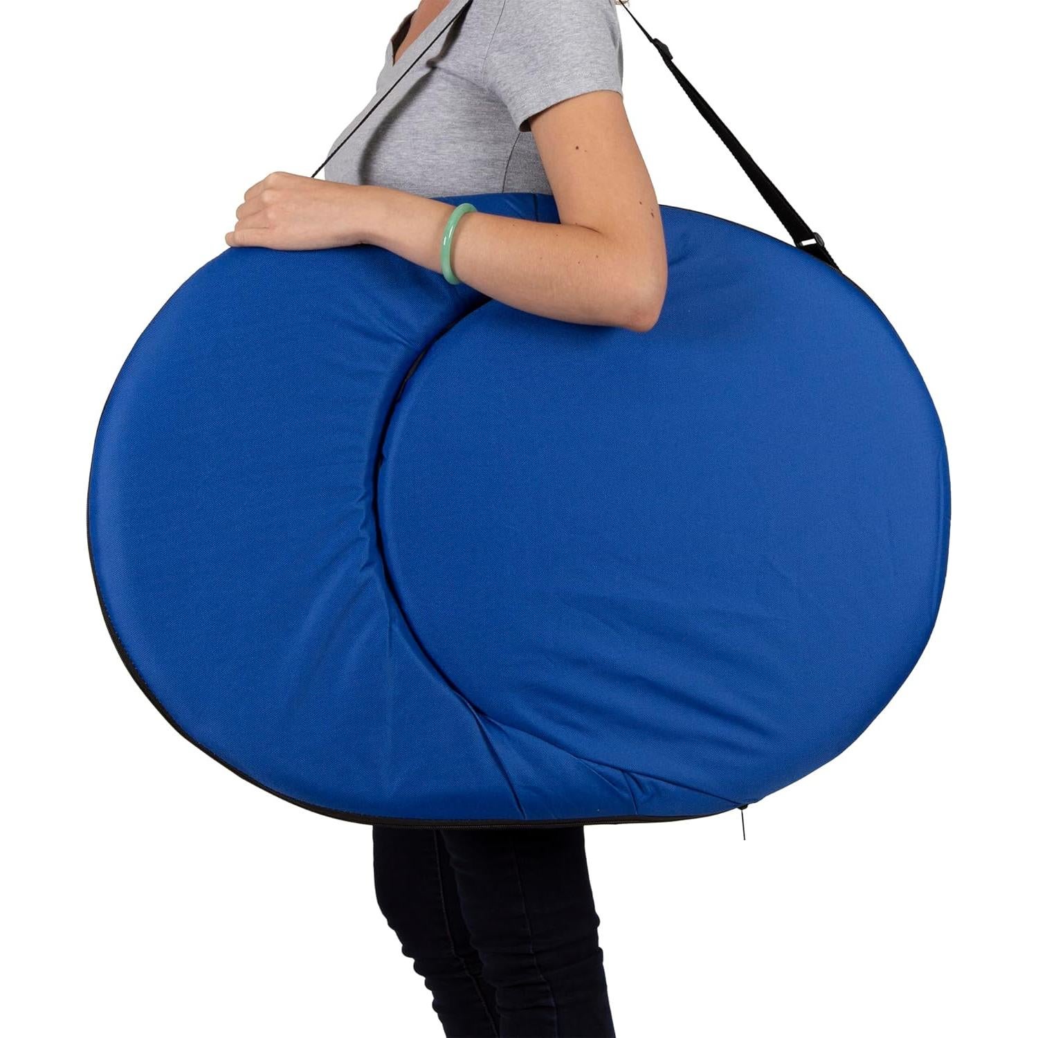 Silla Plegable Stansport Go Anywhere Azul - Respaldo Reclinable