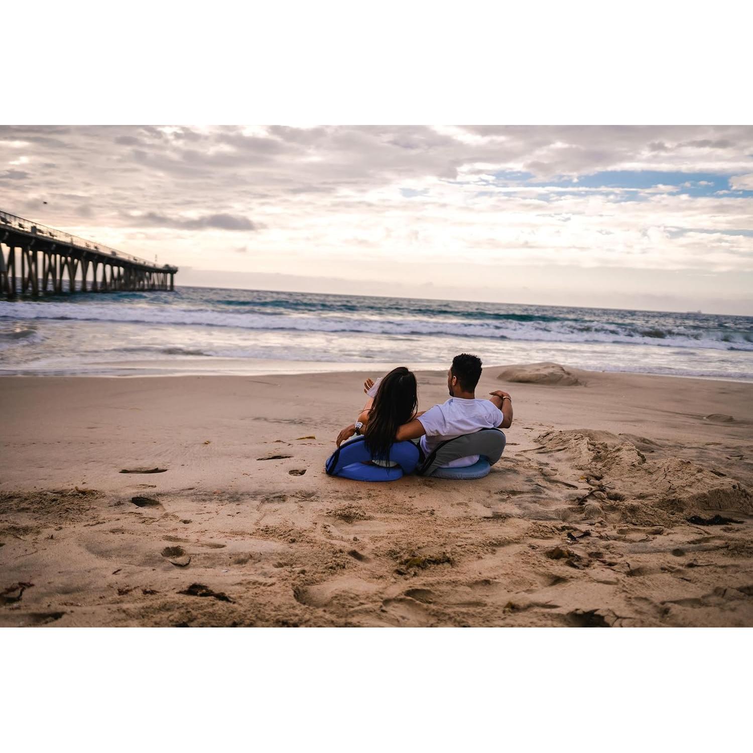 Silla Plegable Stansport Go Anywhere Azul - Respaldo Reclinable