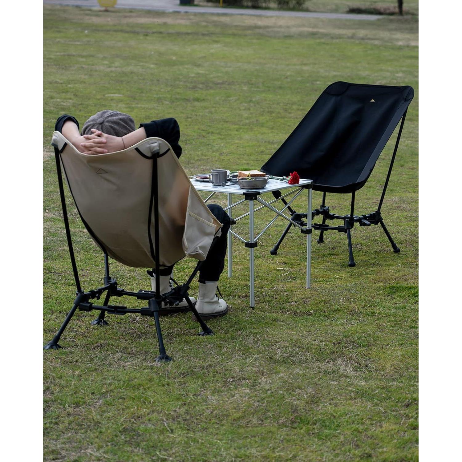 Silla de Playa Plegable iClimb IC608 Antihundimiento 330 lbs