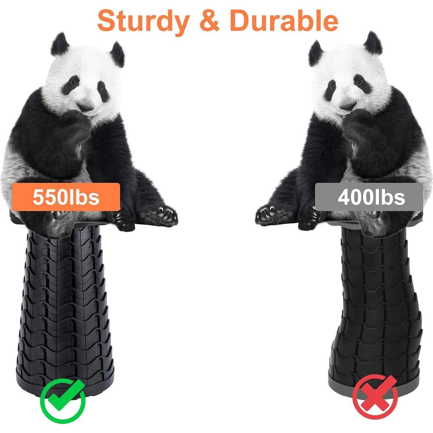 Taburete Telescópico Plegable VOLIXOD Azul 250kg 6.5-44.5cm