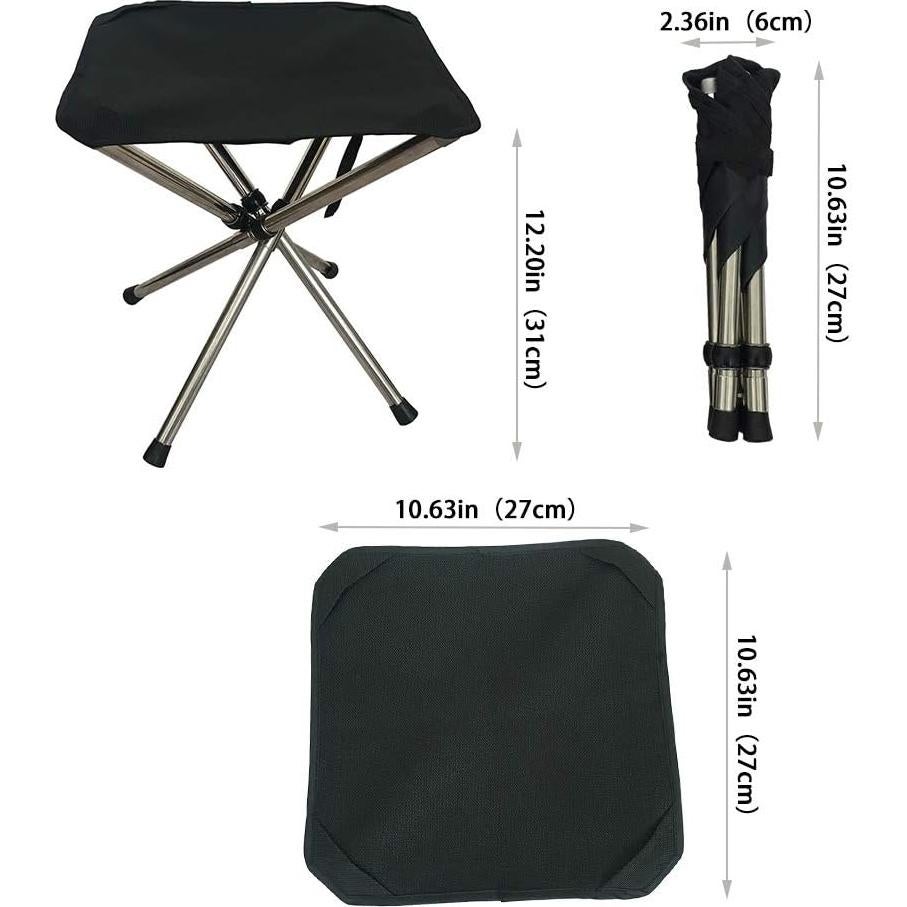 Taburete Plegable LIBOSULV para Camping y Viajes 115.7kg