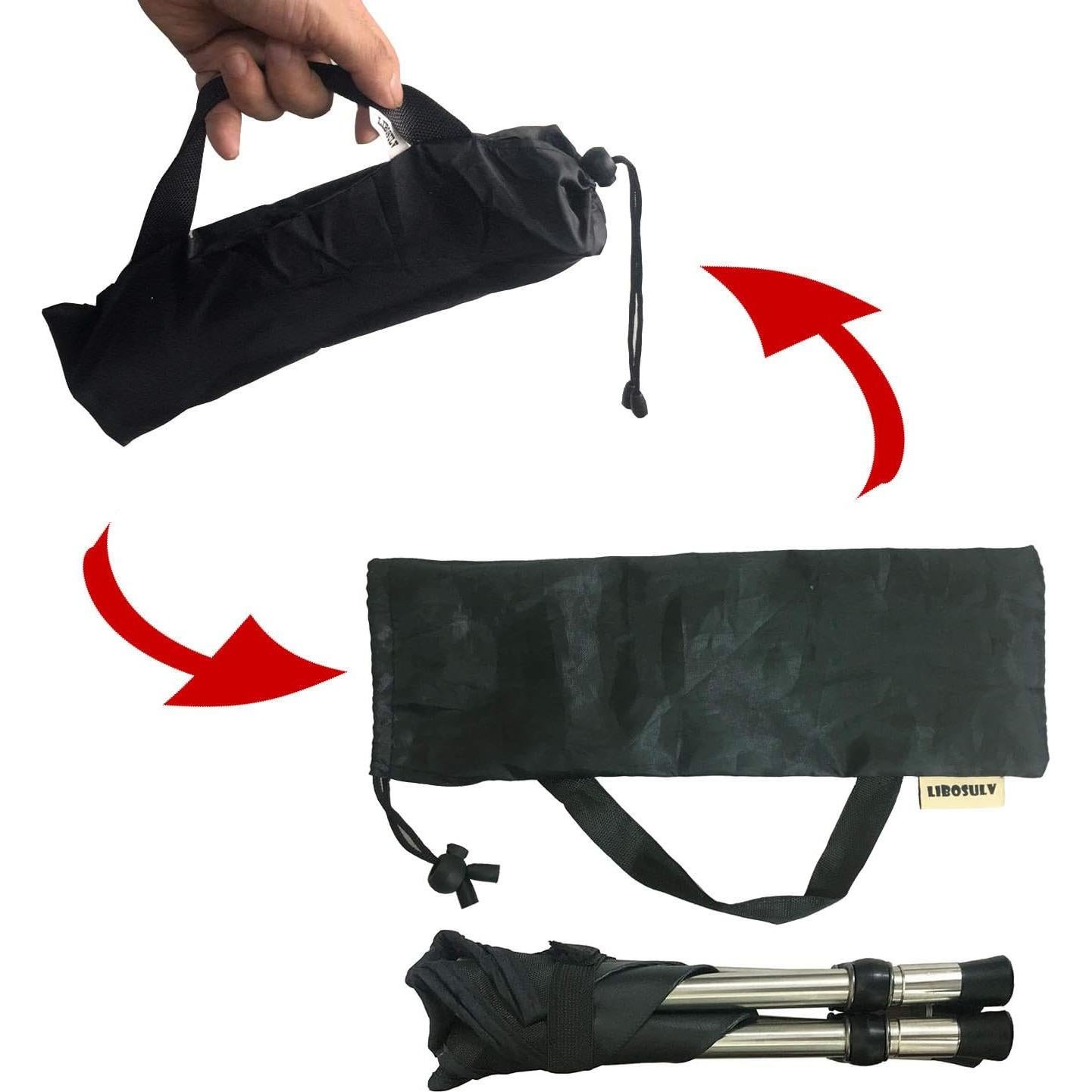 Taburete Plegable LIBOSULV para Camping y Viajes 115.7kg