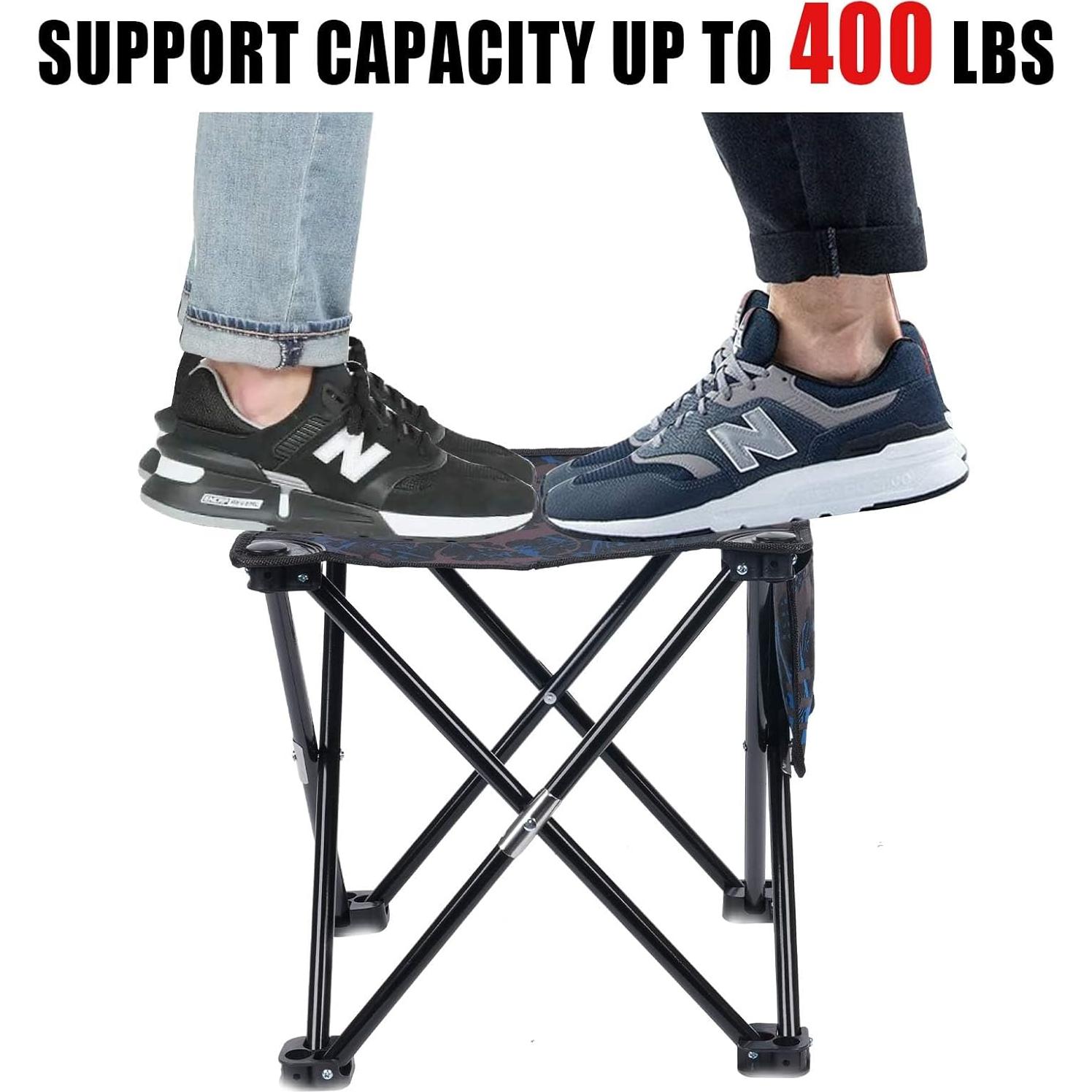 Taburetes de Camping Plegables VOLIXOD - 2 Piezas, 181 kg