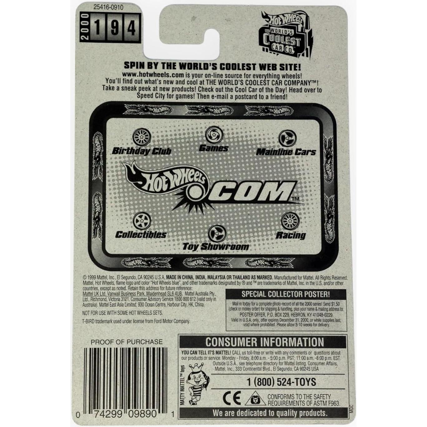 Hot Wheels T-Bird Stocker Coche Coleccionable 1:64 Mattel